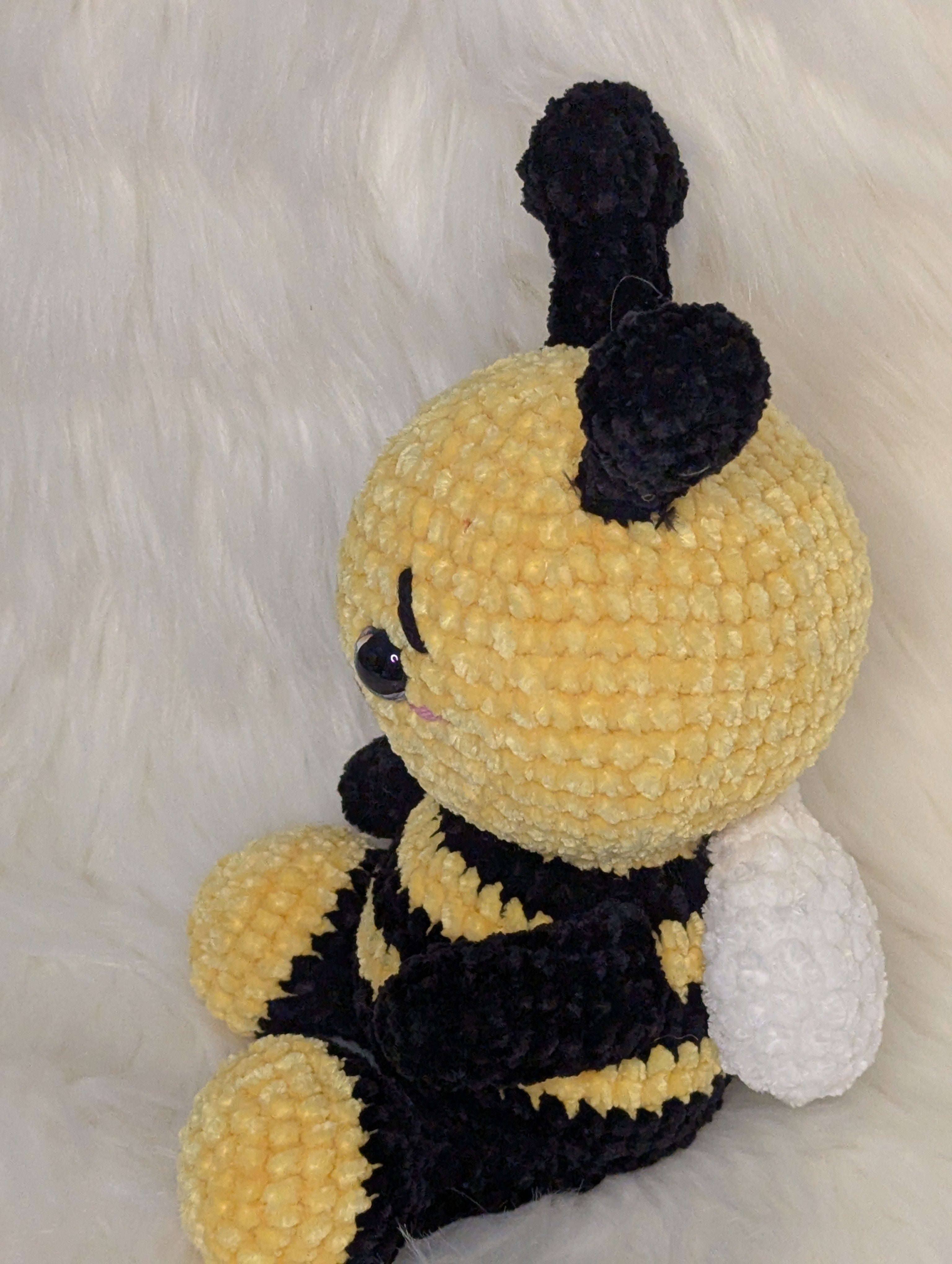 Sitting Bee Plushie - Bee Stuffed Animal