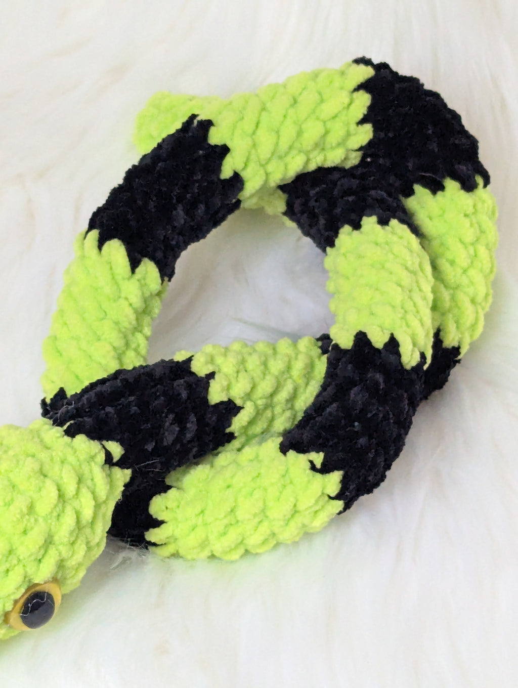 Neon Snake Plushie - Reptile Stuffed Animal