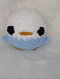 Chubby blue bird