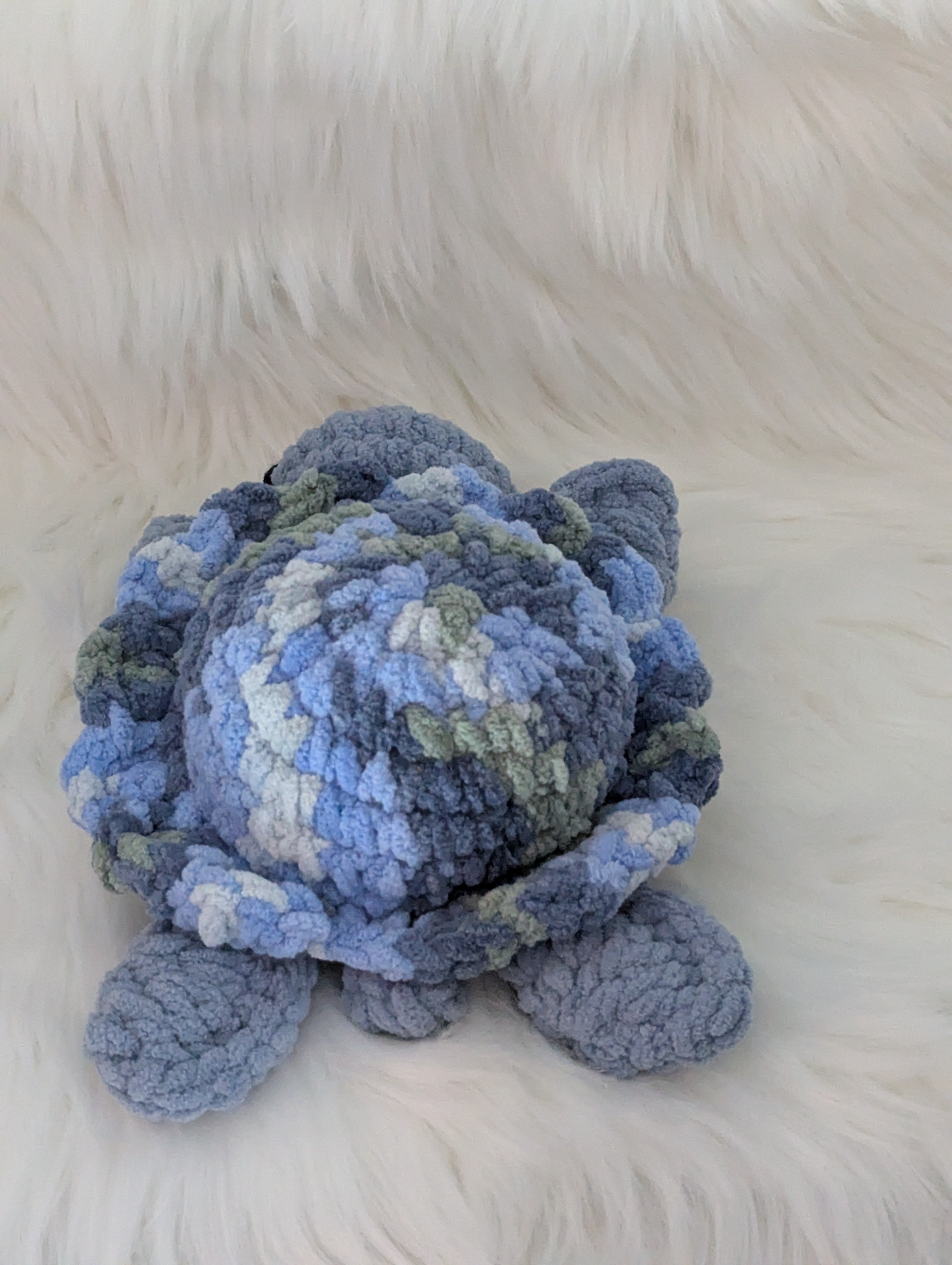 Blue Sea turtle plush - Coastal Theme Gift