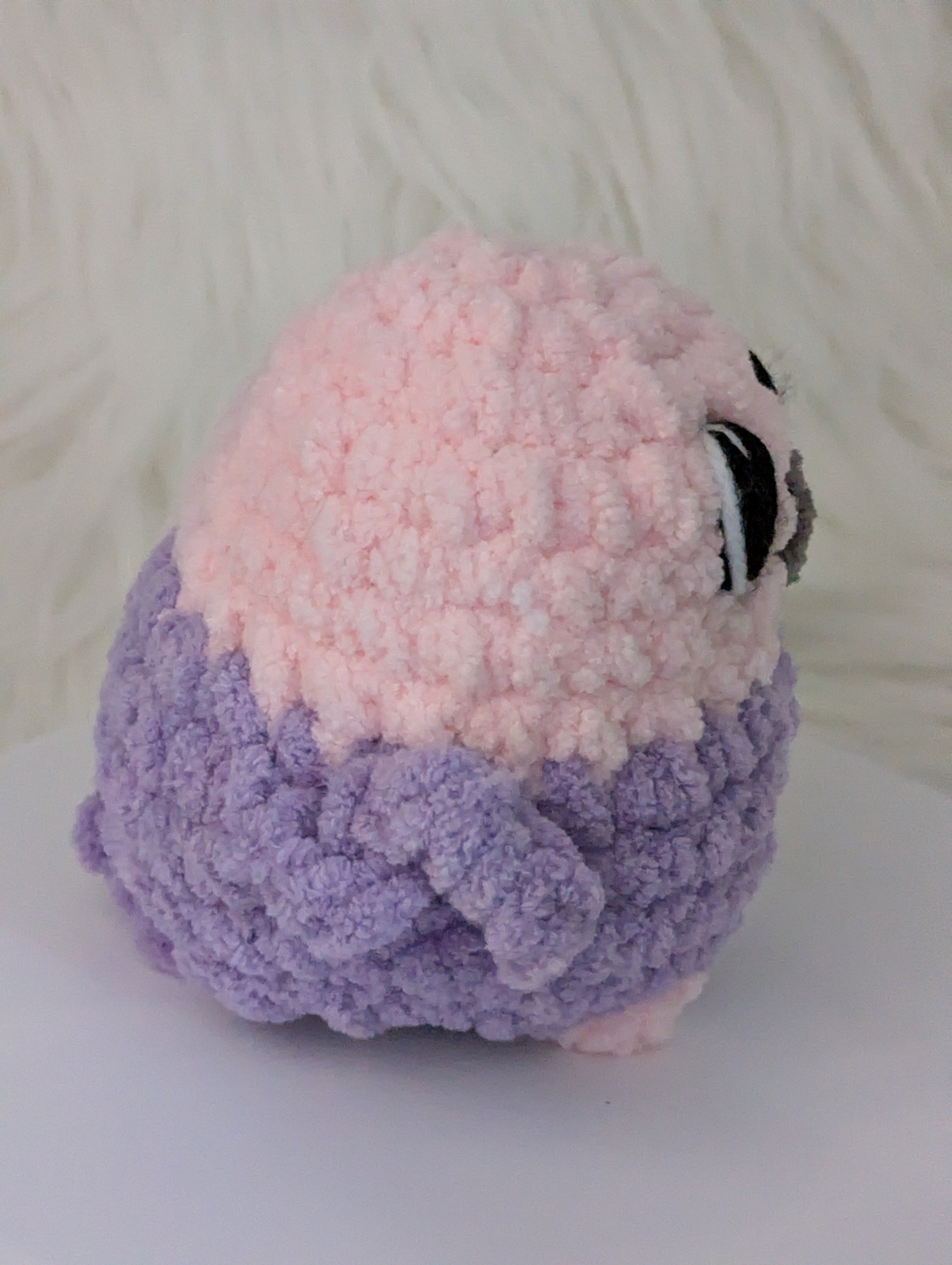 Pink and Pink Bird Plushie