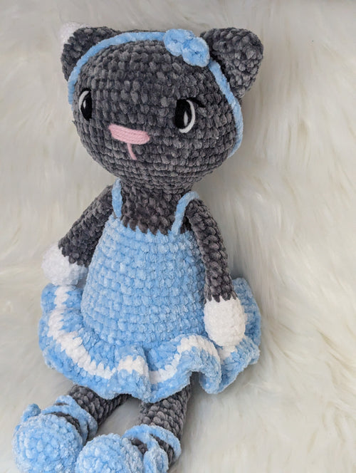 Ballerina Cat Plushie - Cat Stuffed Animal