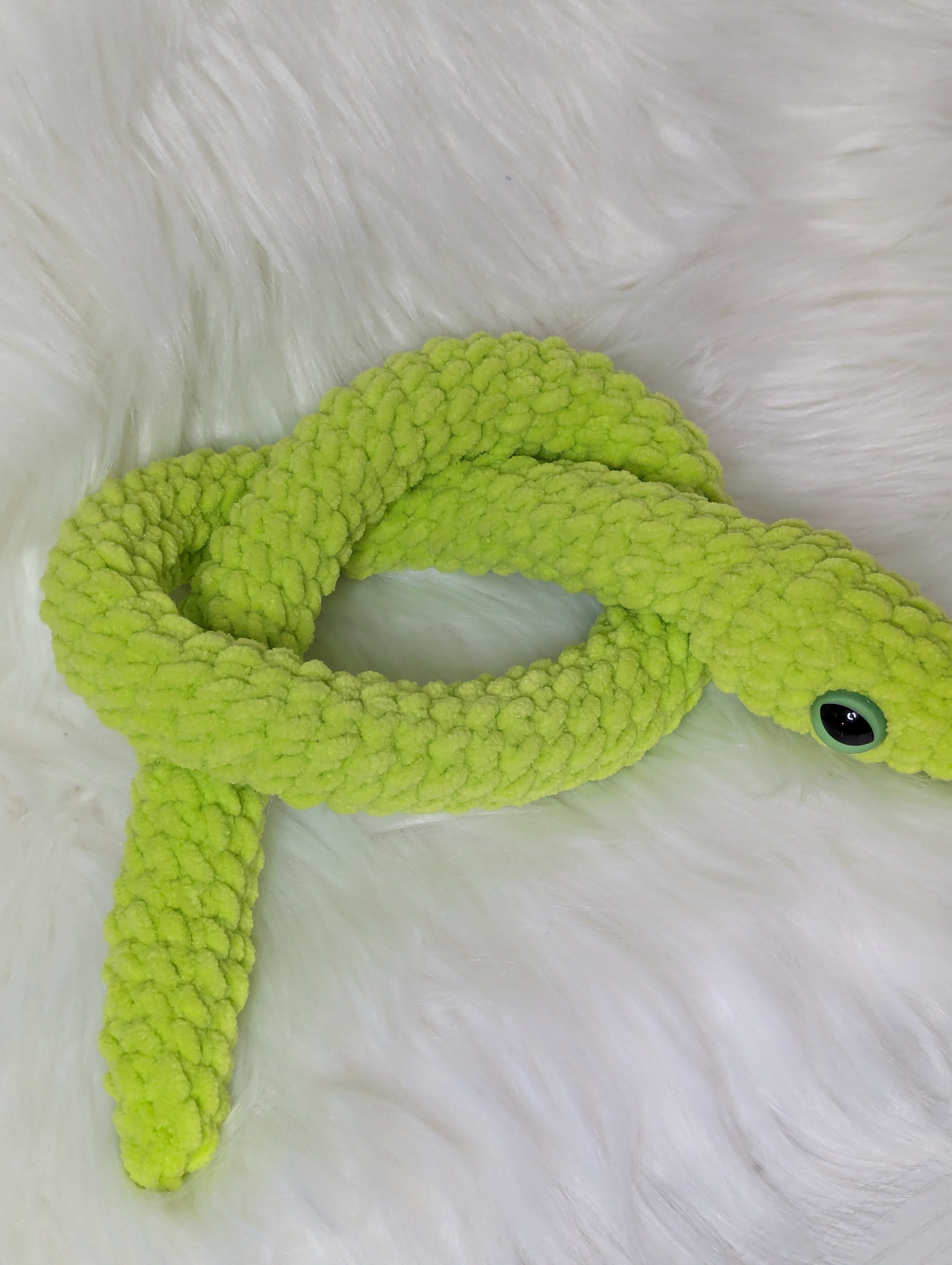Neon Snake Plushie - Reptile Stuffed Animal