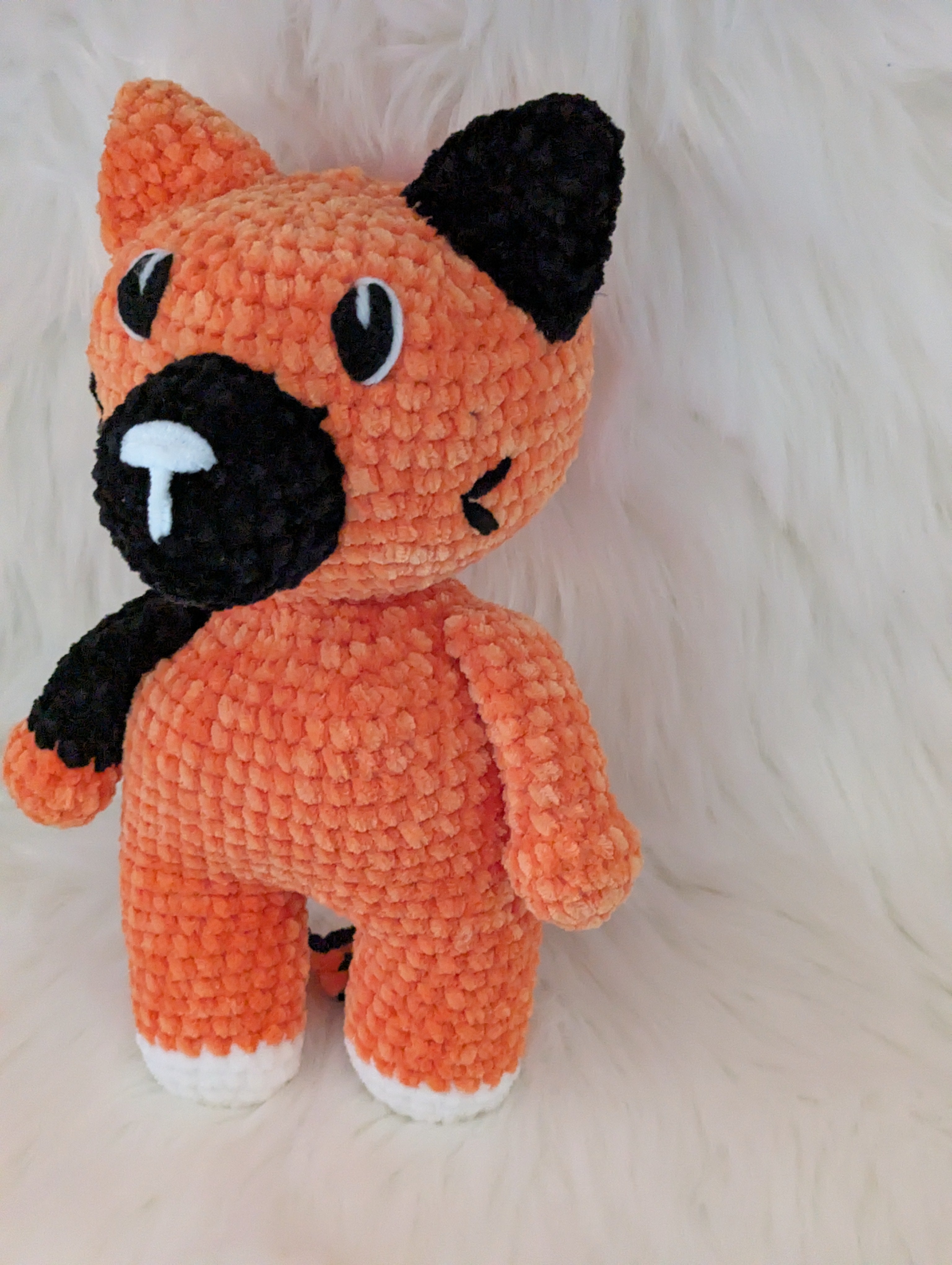 Halloween Cat Plushie - Orange Cat Stuffed Animal