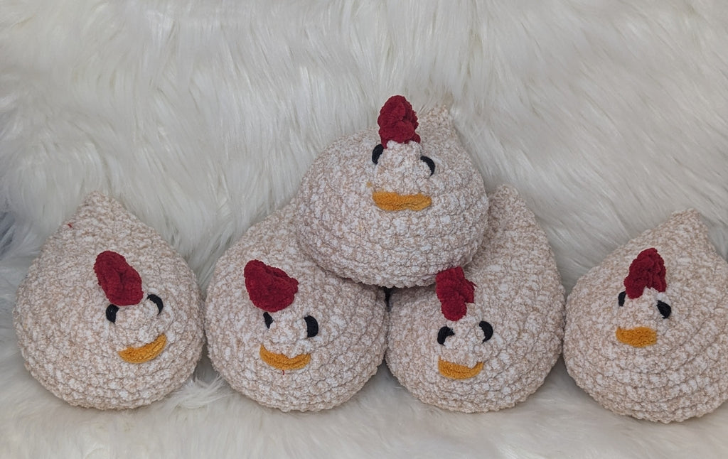 Small Chicken Stuffie - Farm Themed Plushie
