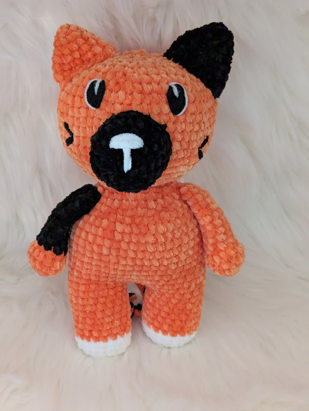 Halloween Cat Plushie - Orange Cat Stuffed Animal