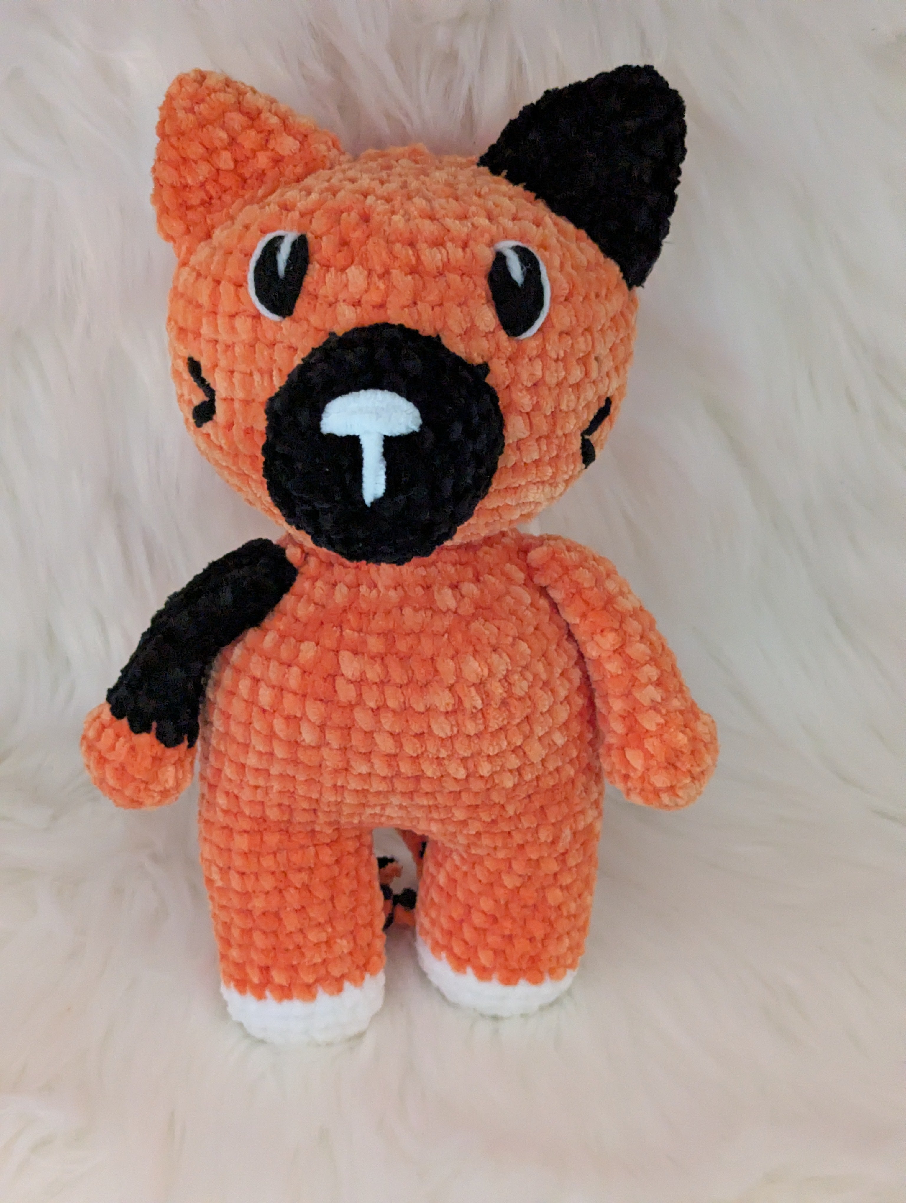 Halloween Cat Plushie - Orange Cat Stuffed Animal