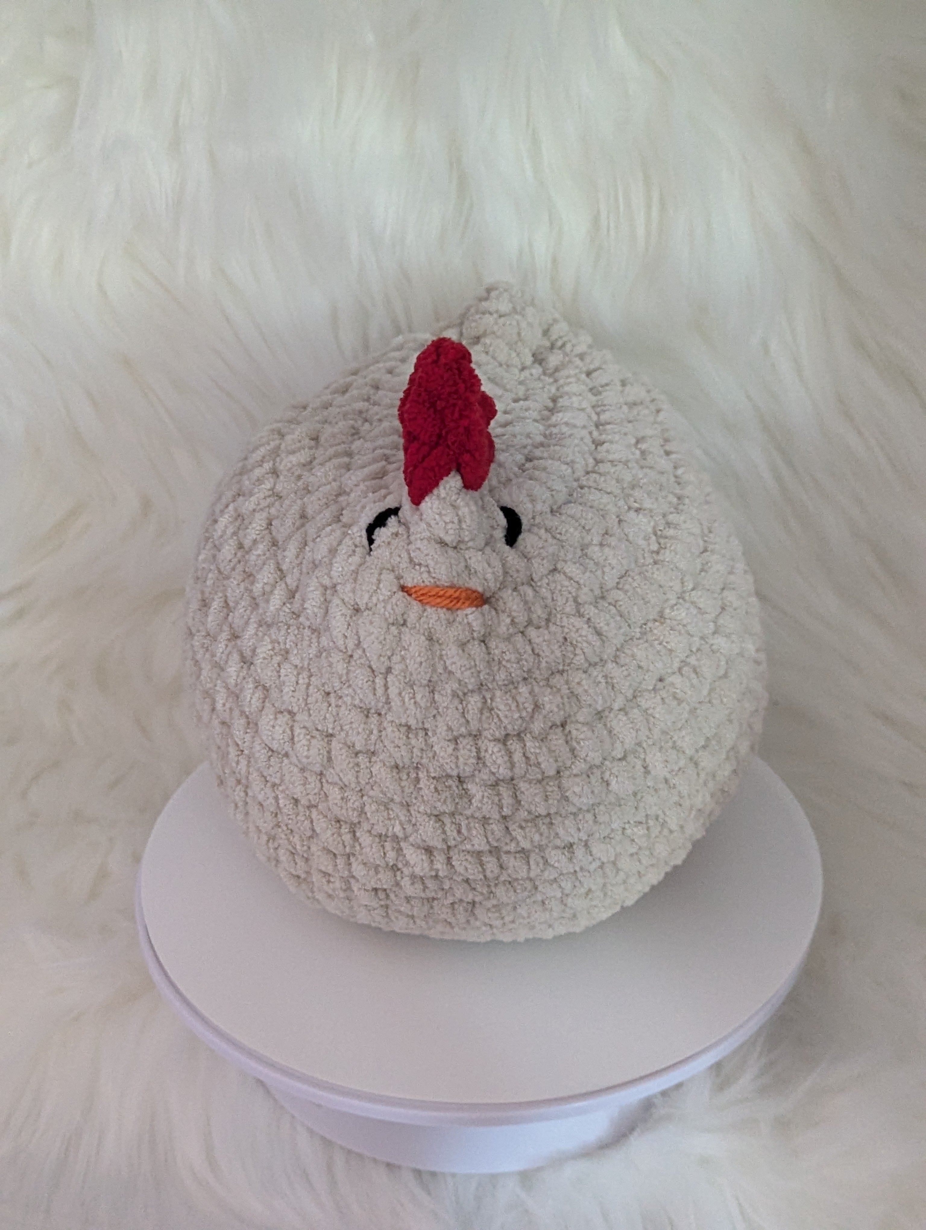 Chubby Hen Plushie - Soft Chicken Toy