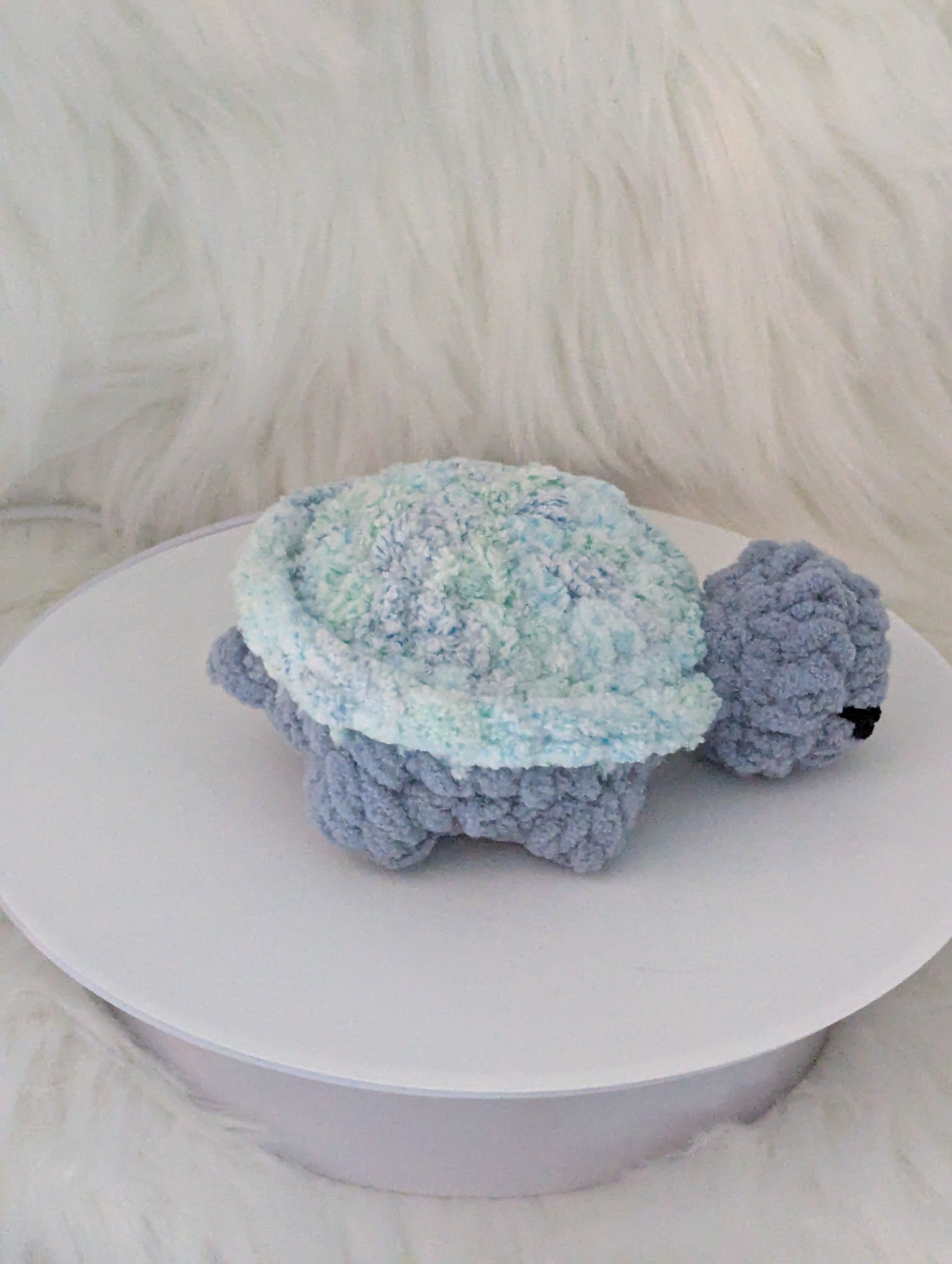 Mini Turtle Desk Buddy - Blue Turtle Plushie
