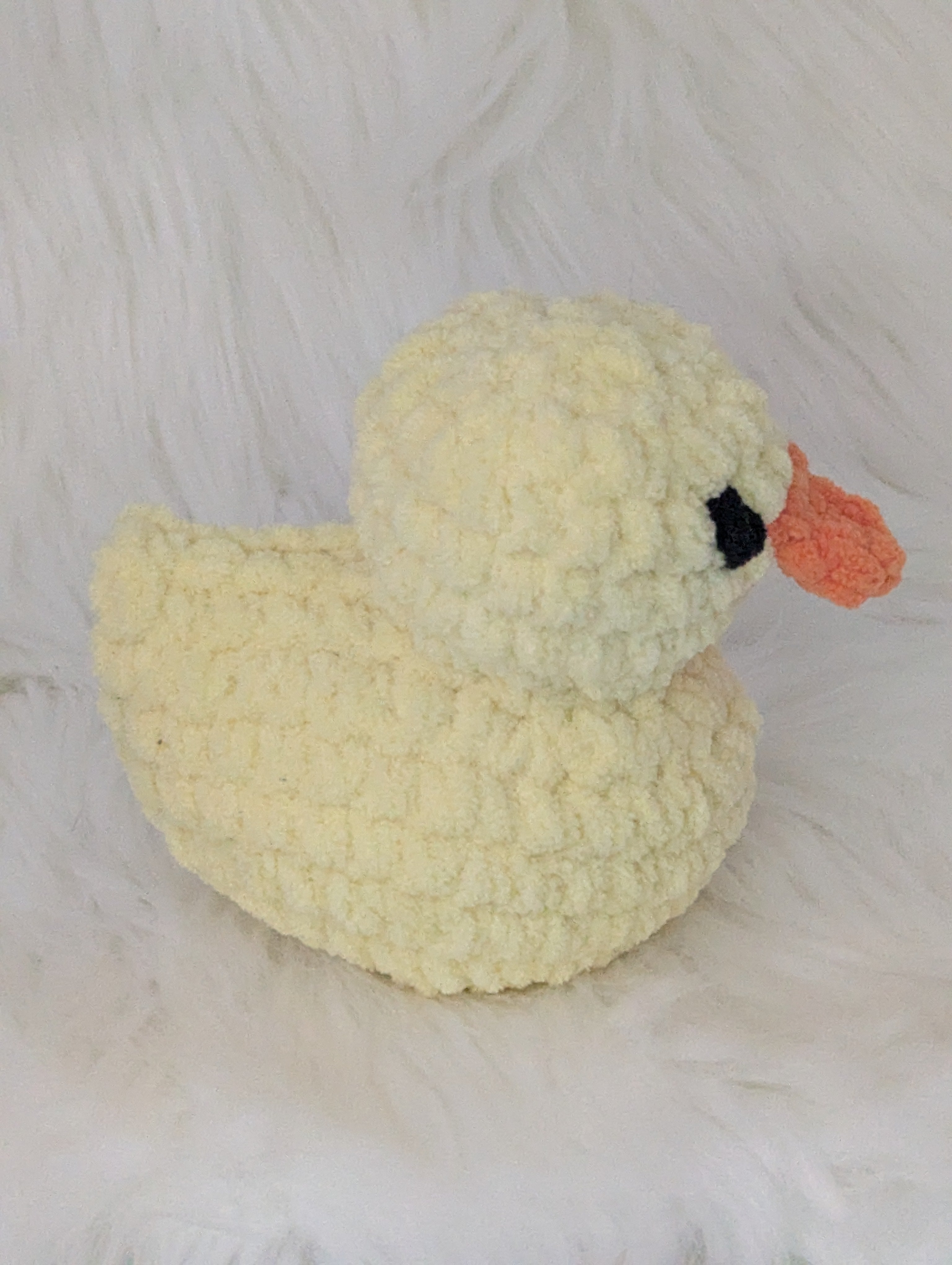 Yellow Duck Plushie - Farmed Themed Stuffie