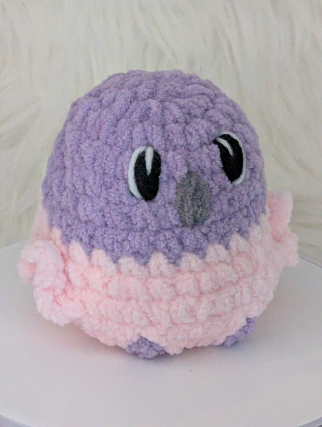 Purple and Pink Bird - Small Bird Stuffie