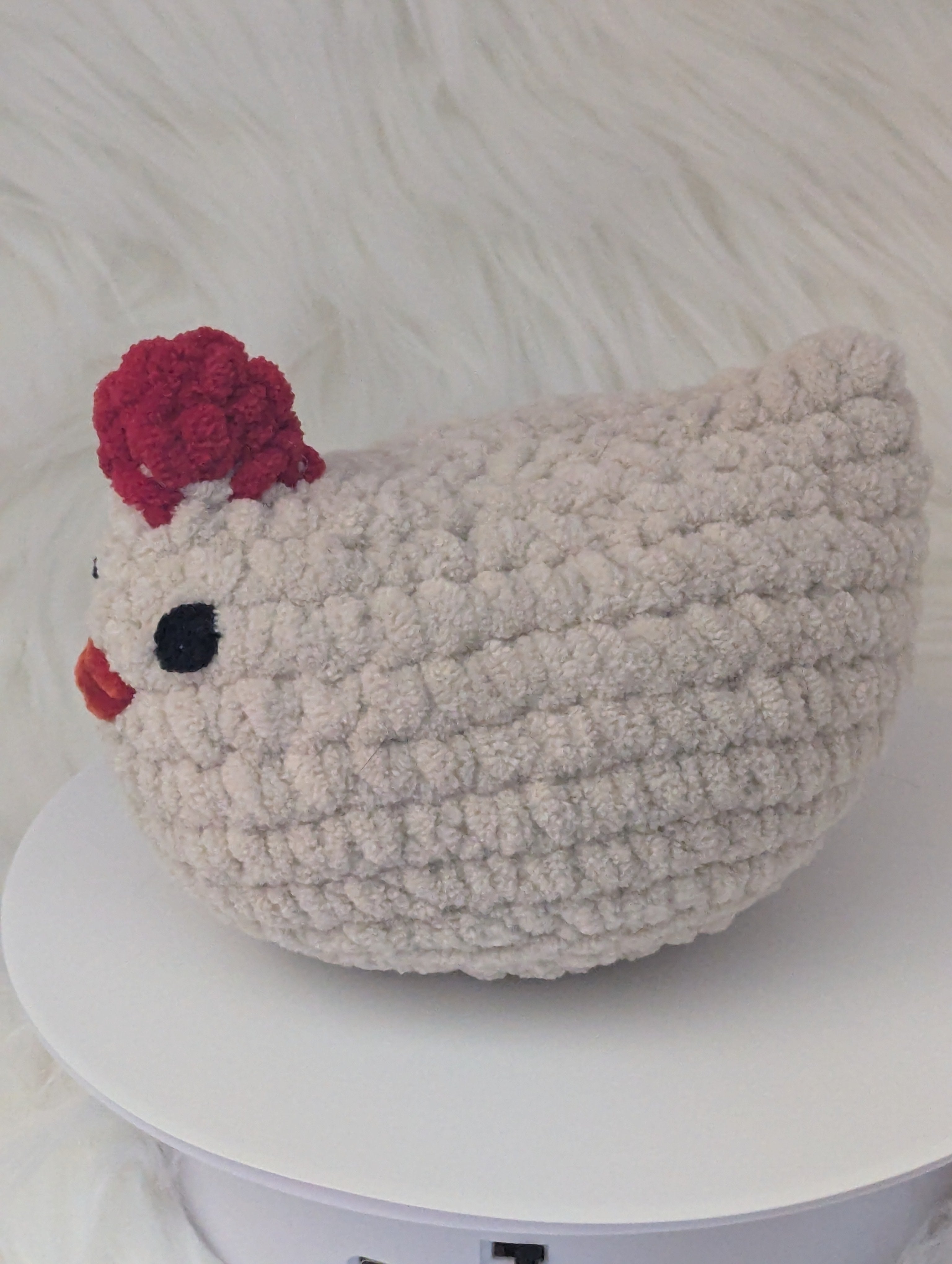 Chicken Stuffed Animal - Small Chicken Desk Buddy