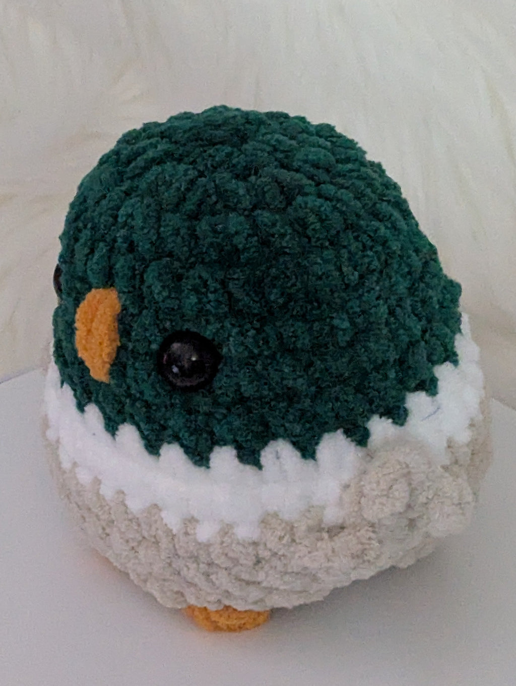 Chubby Mallard Plushie - Bird Desk Buddy -