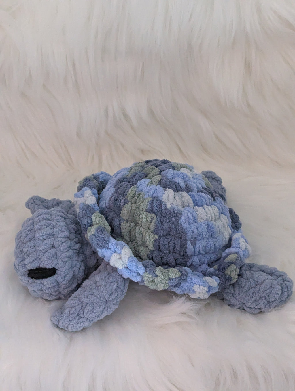 Blue Sea turtle plush - Coastal Theme Gift