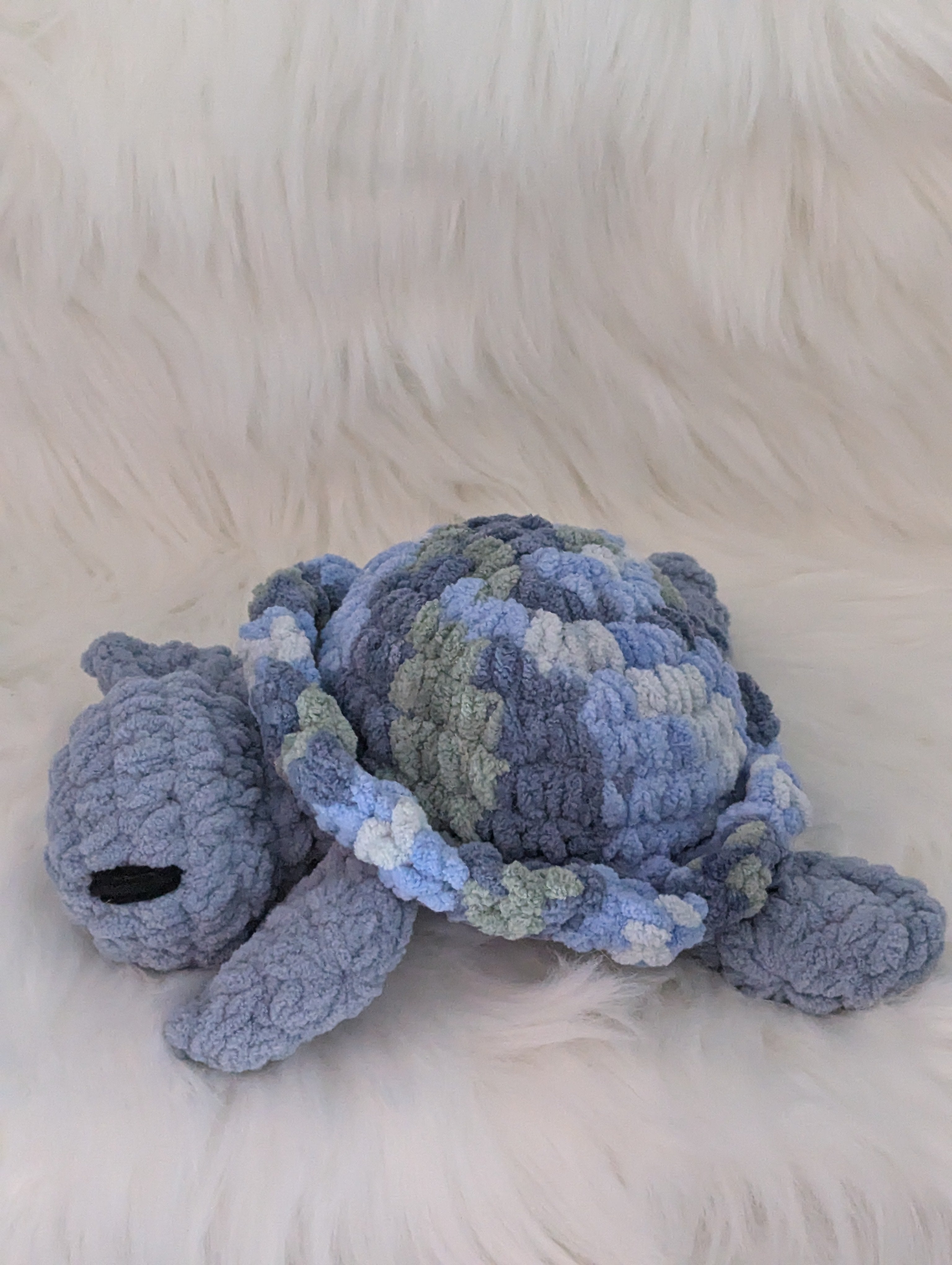 Blue Sea turtle plush - Coastal Theme Gift