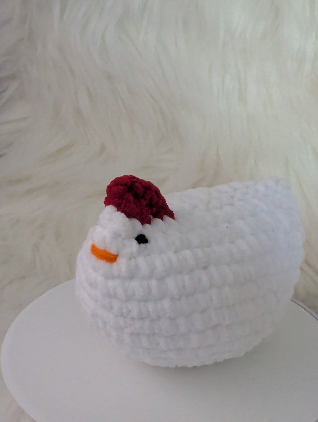 White small hen