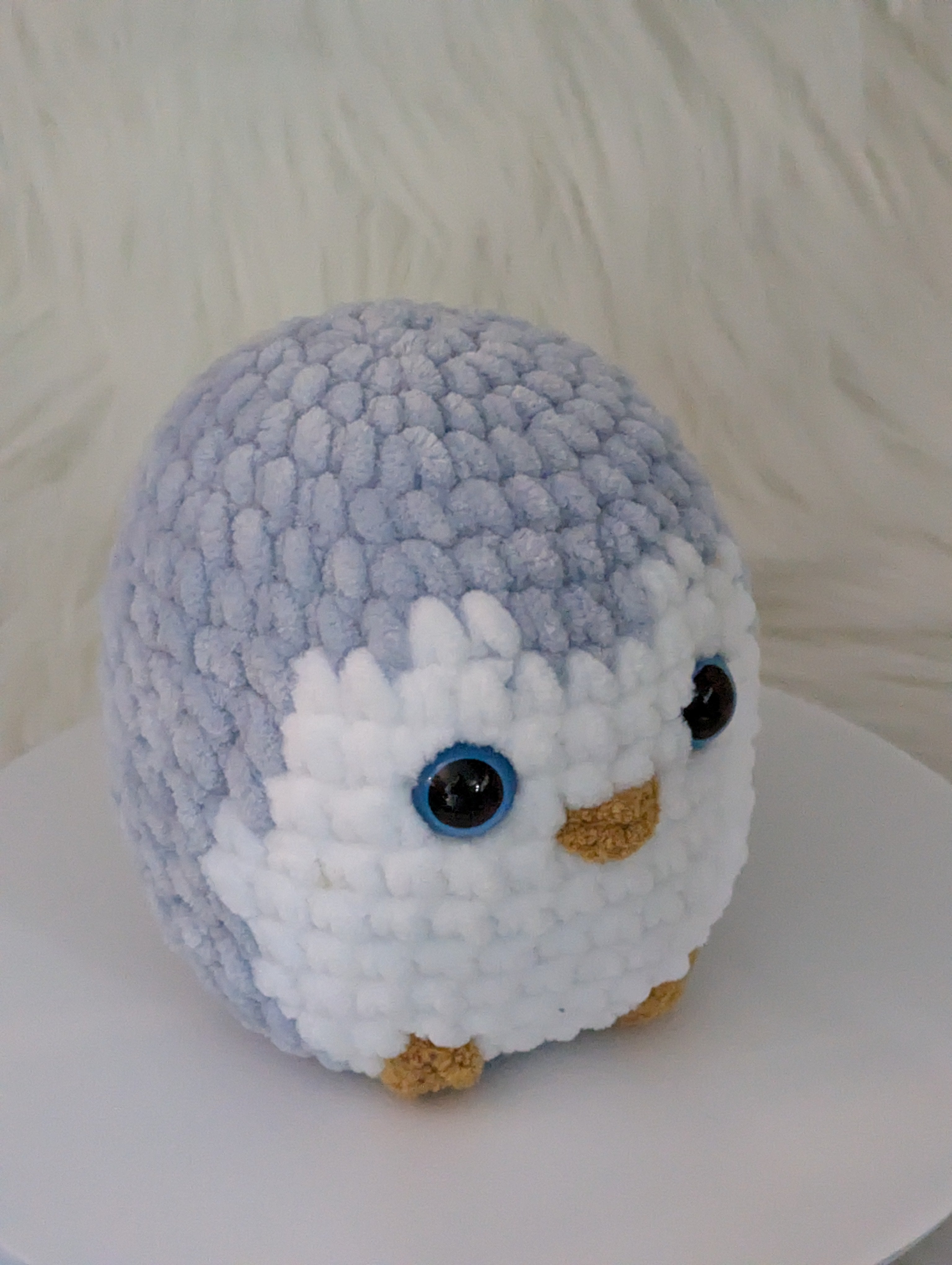 Blue Chubby Penguin - Penguin Desk Buddy