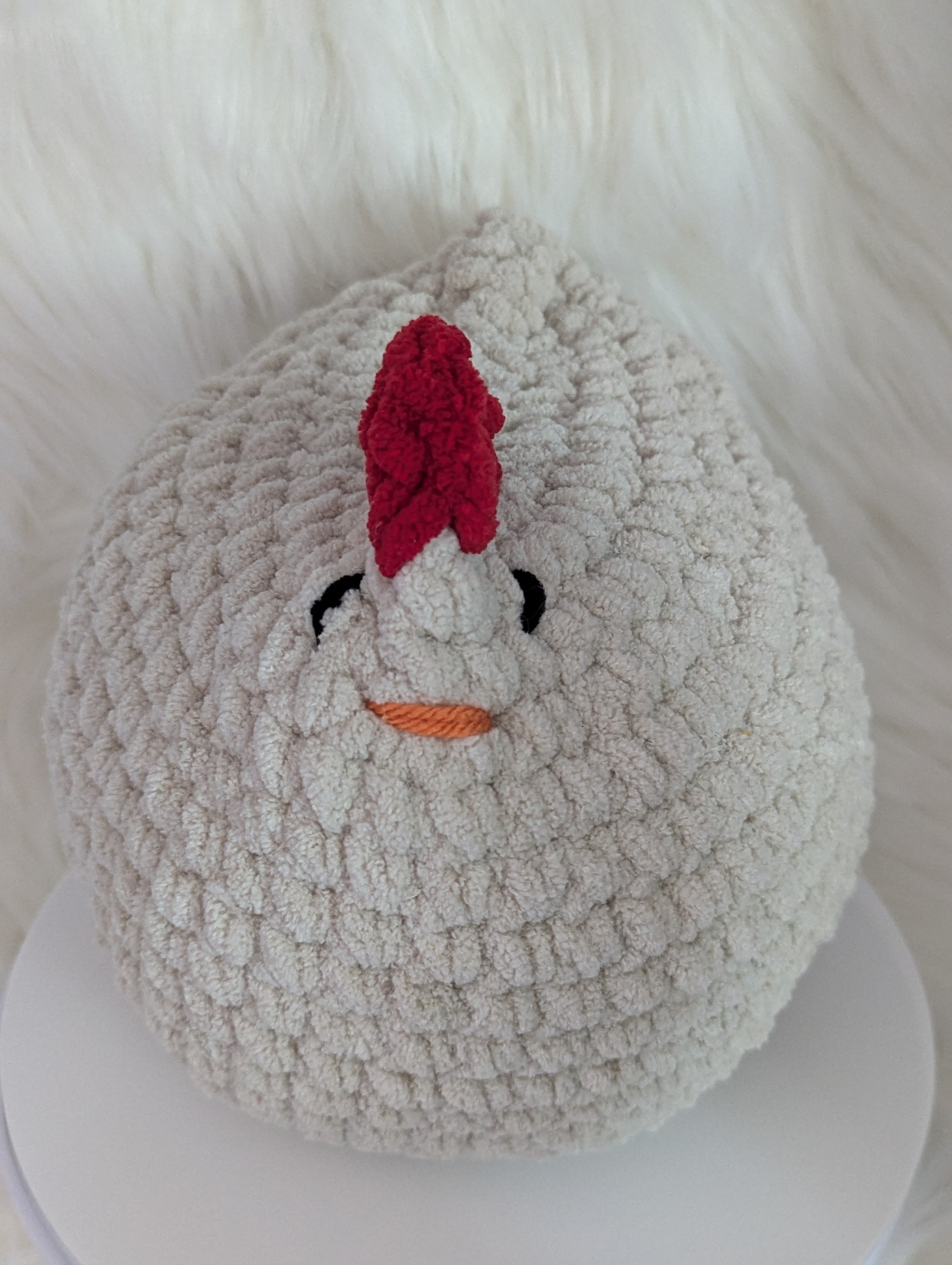 Chubby Hen Plushie - Soft Chicken Toy