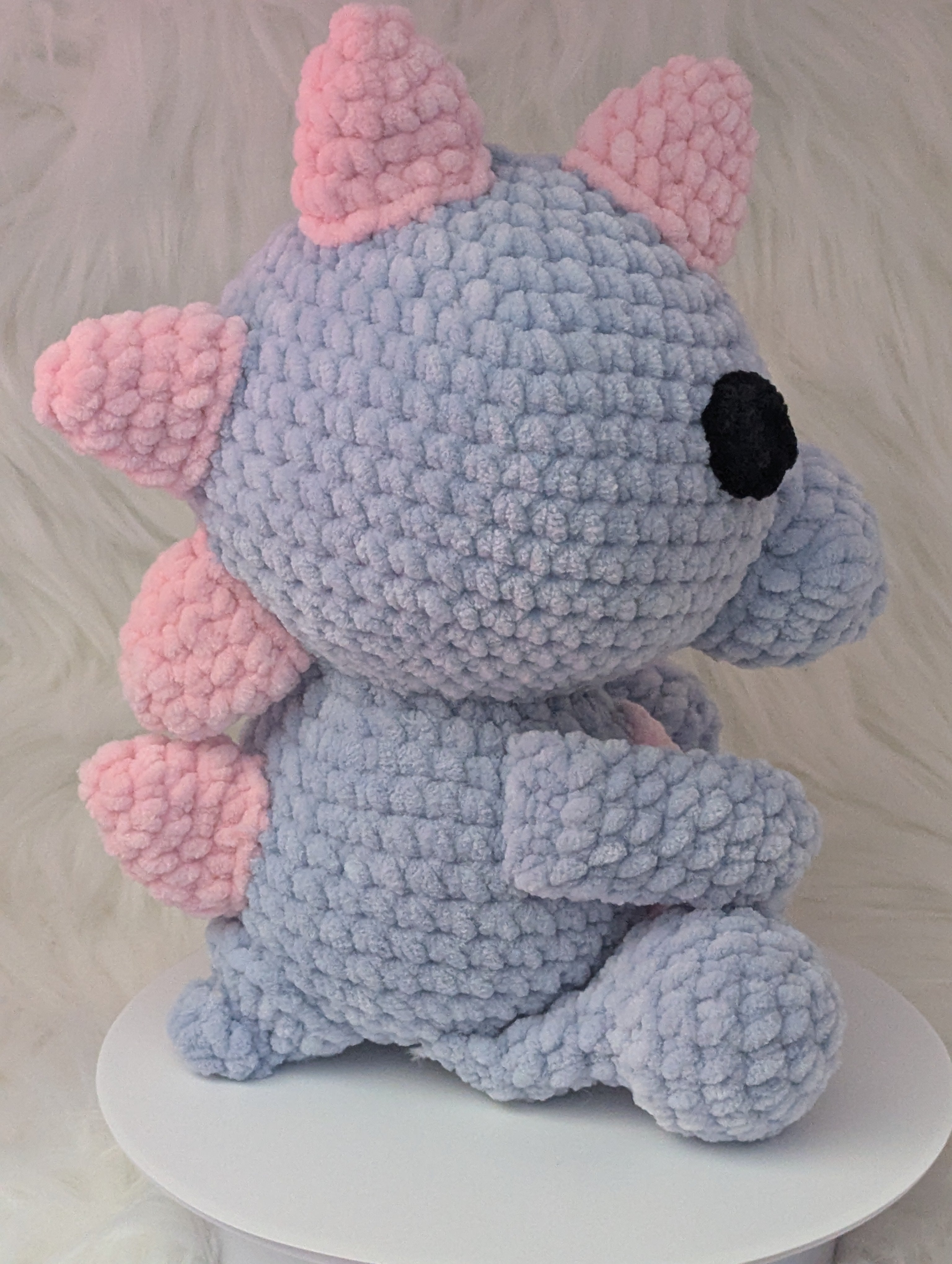 Pastel Dino Plushie - Gift for Dinosaur Lover