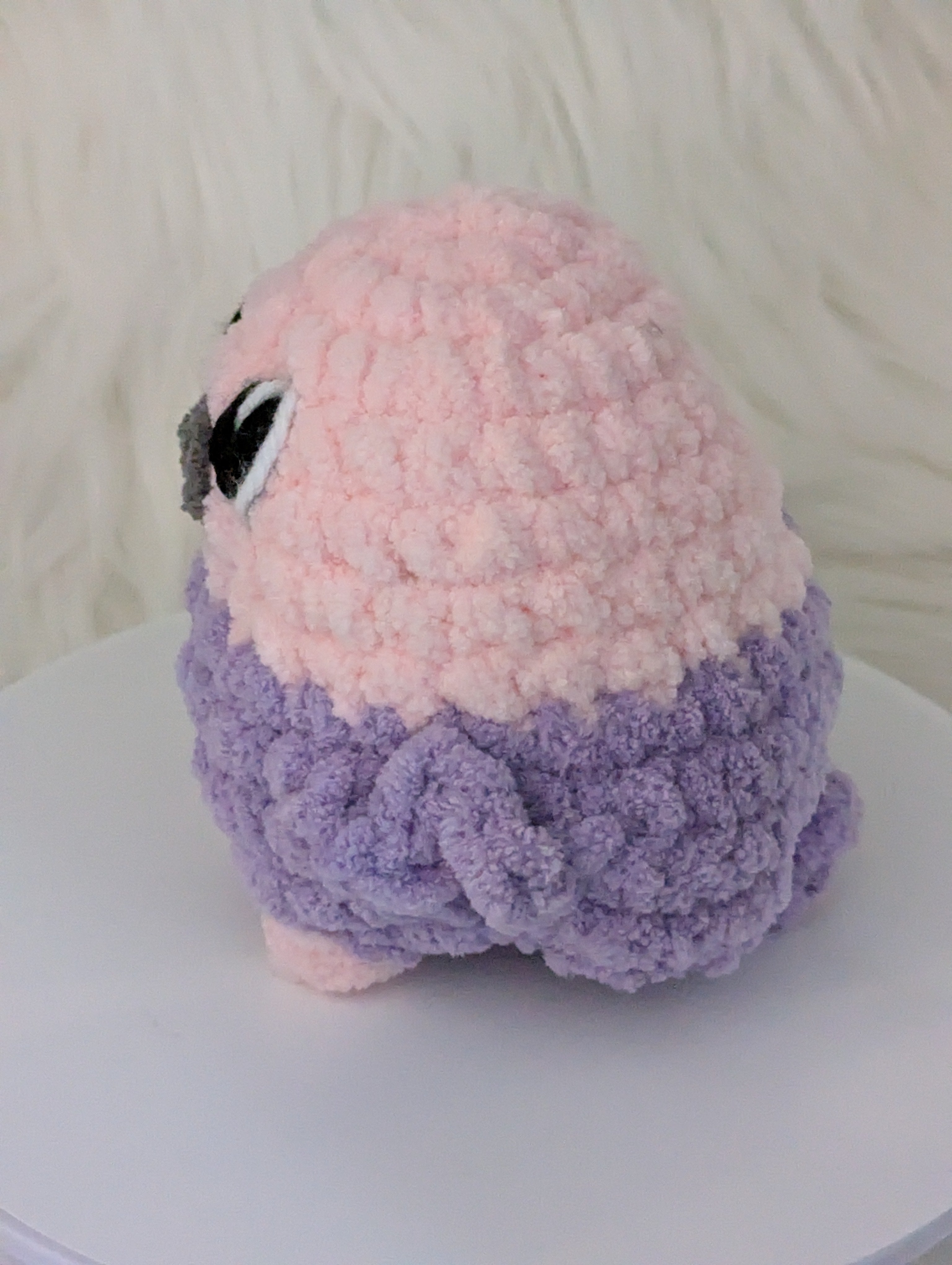 Pink and Pink Bird Plushie