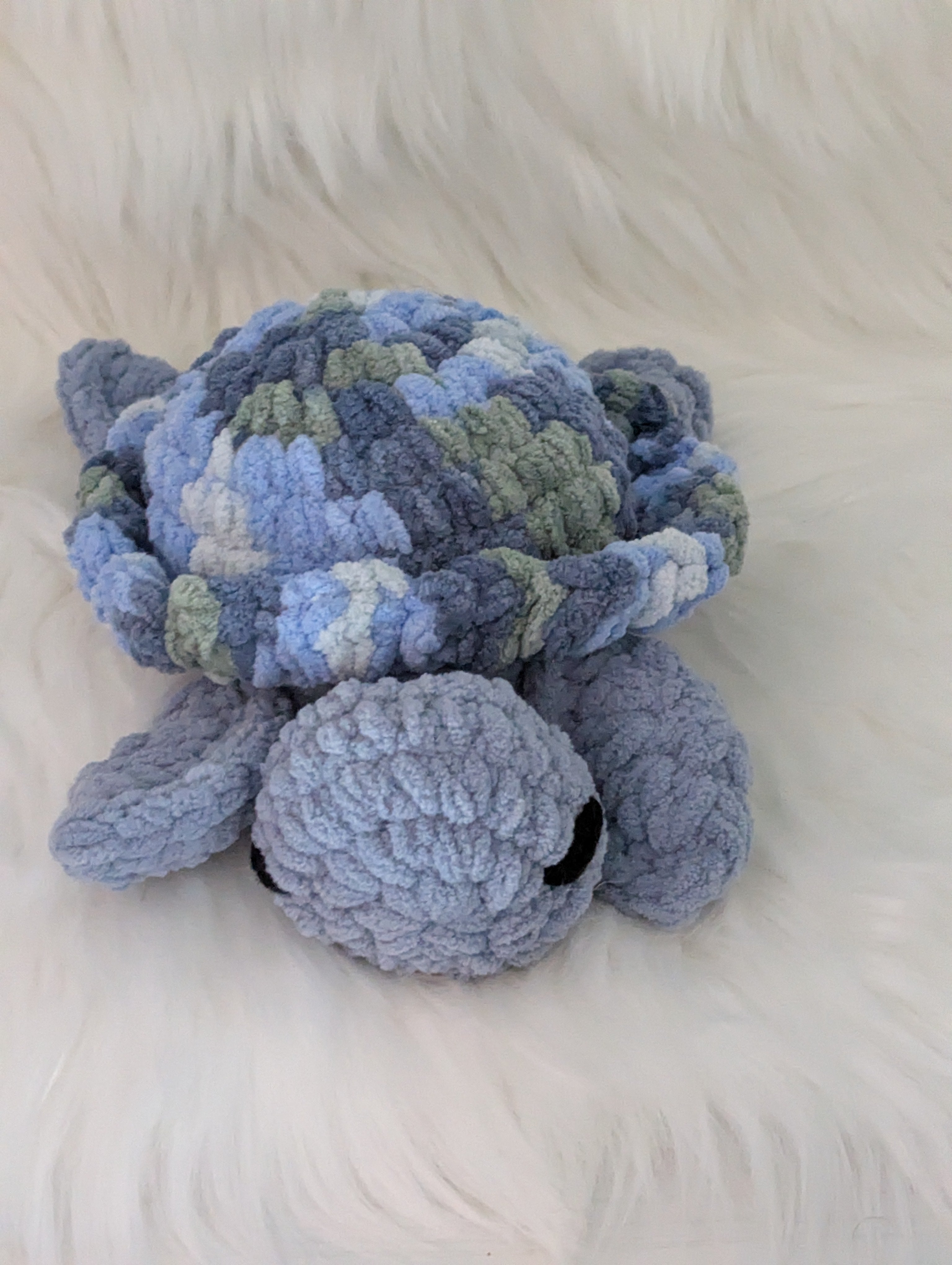 Blue Sea turtle plush - Coastal Theme Gift