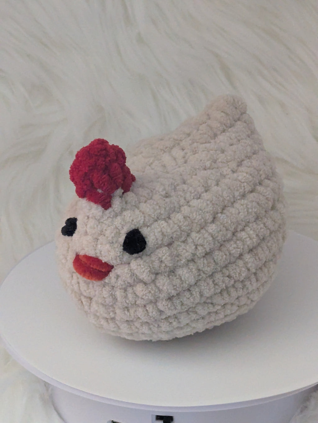 Chicken Stuffed Animal - Small Chicken Desk Buddy
