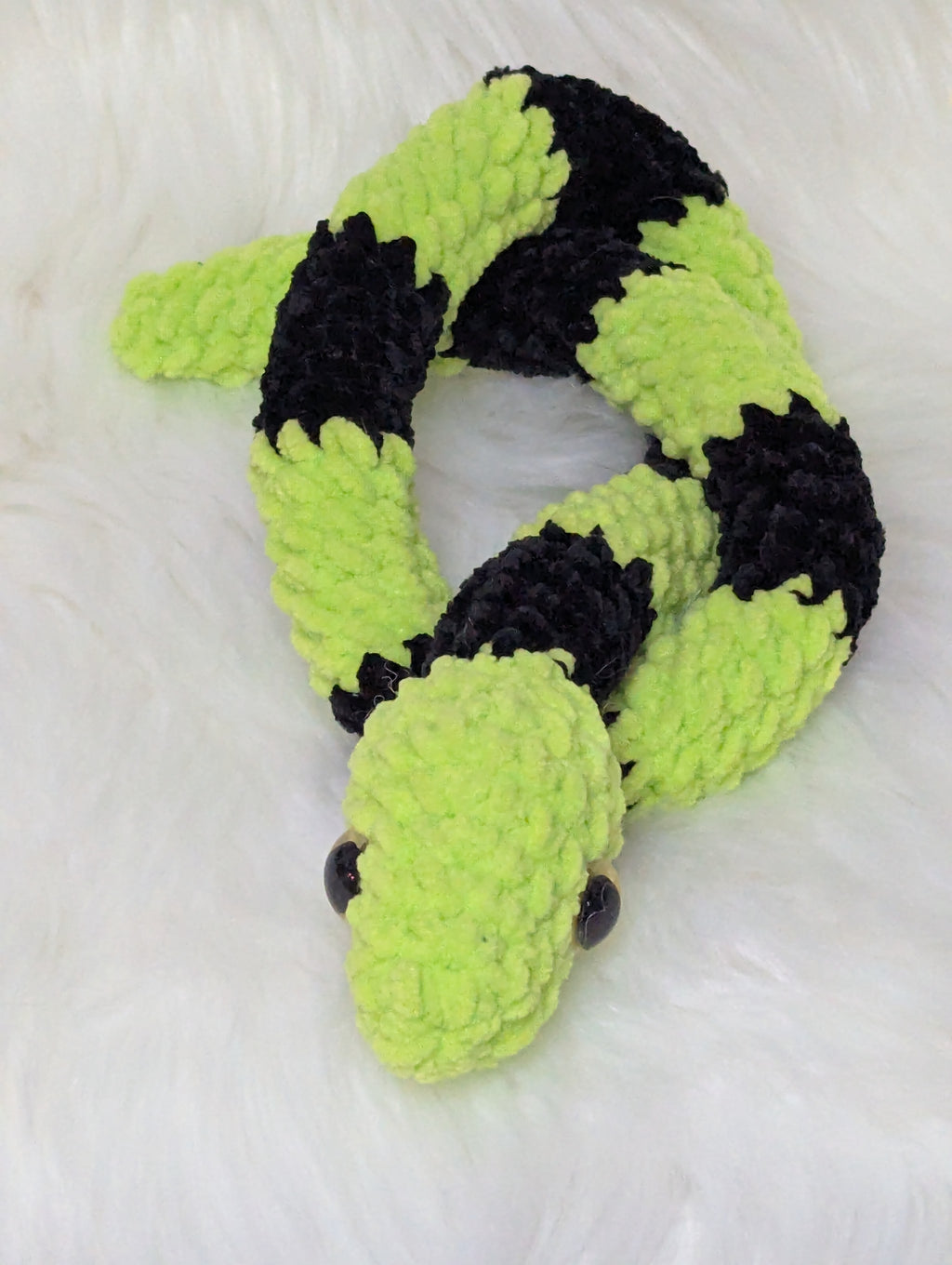 Neon Snake Plushie - Reptile Stuffed Animal