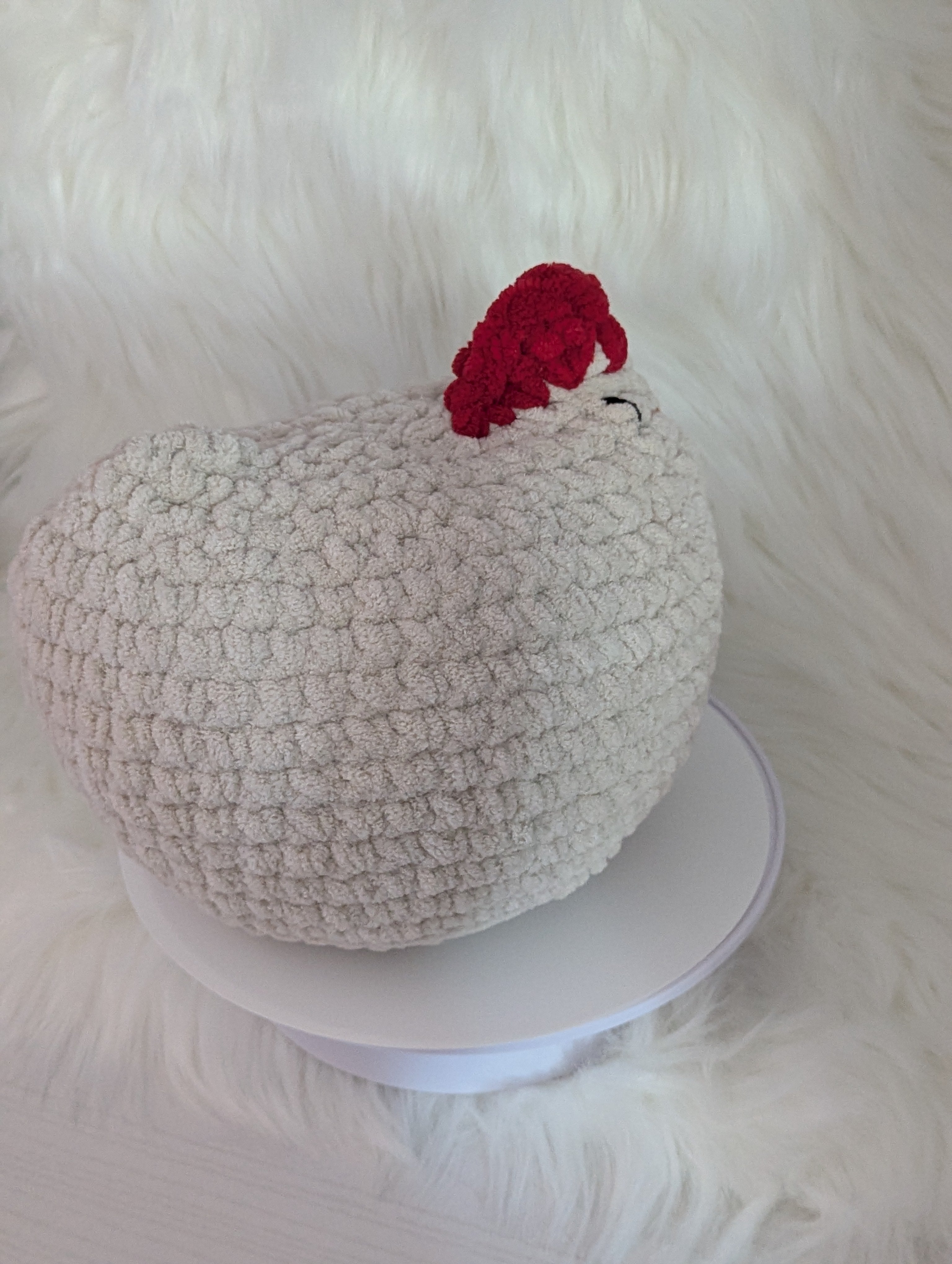 Chubby Hen Plushie - Soft Chicken Toy