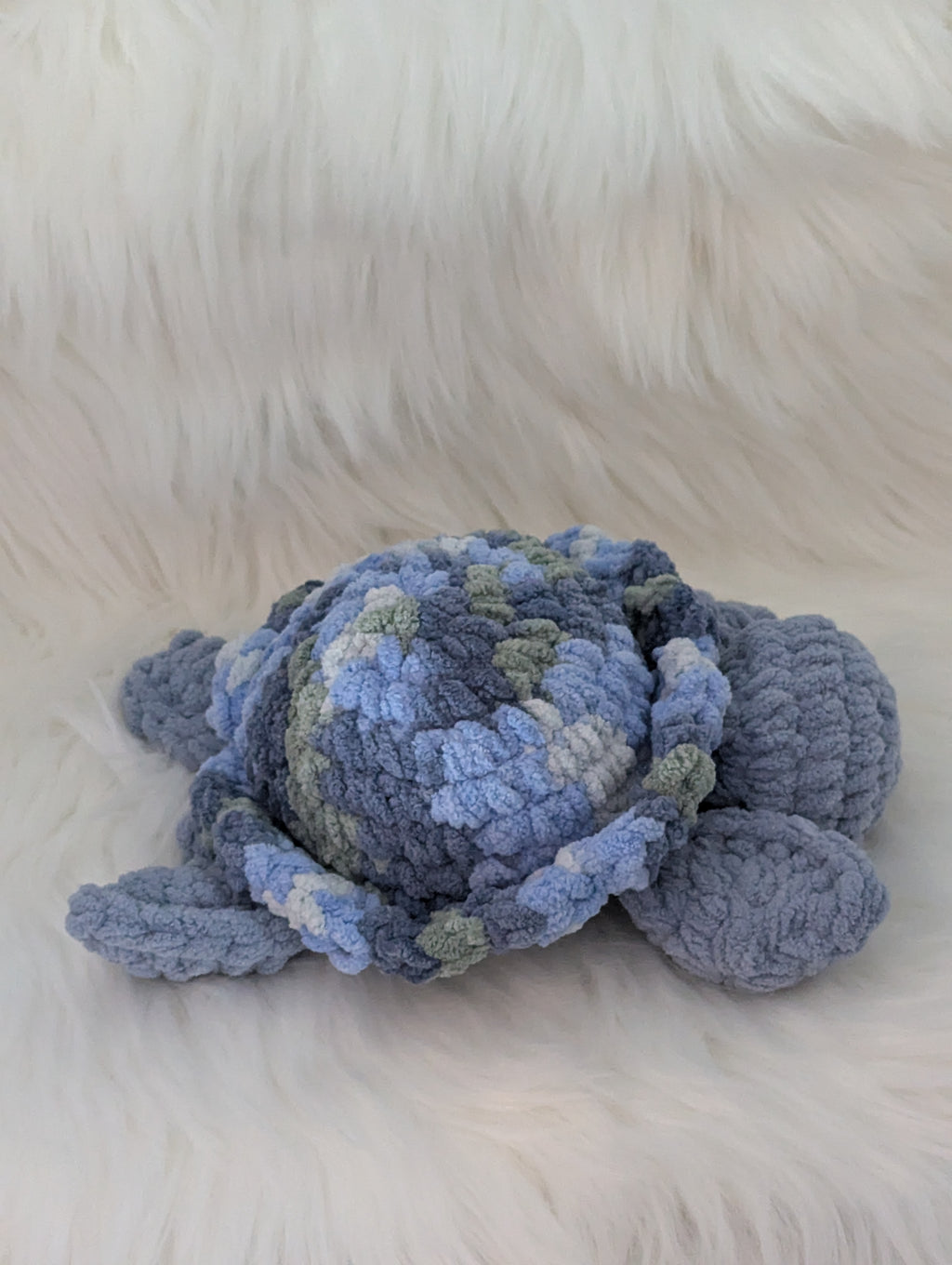 Blue Sea turtle plush - Coastal Theme Gift