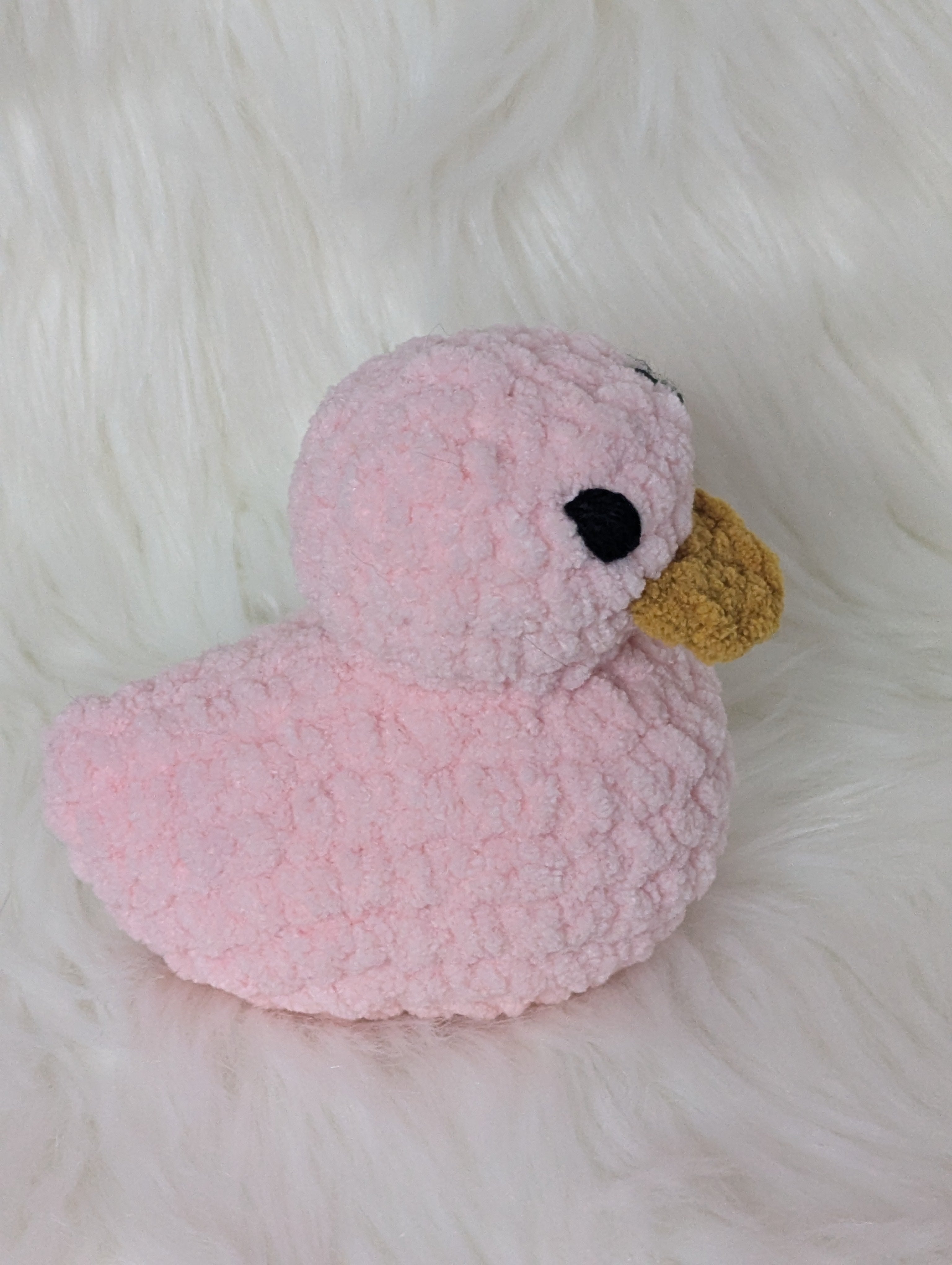 Pink Duck Plushie - Farm Themed Animal
