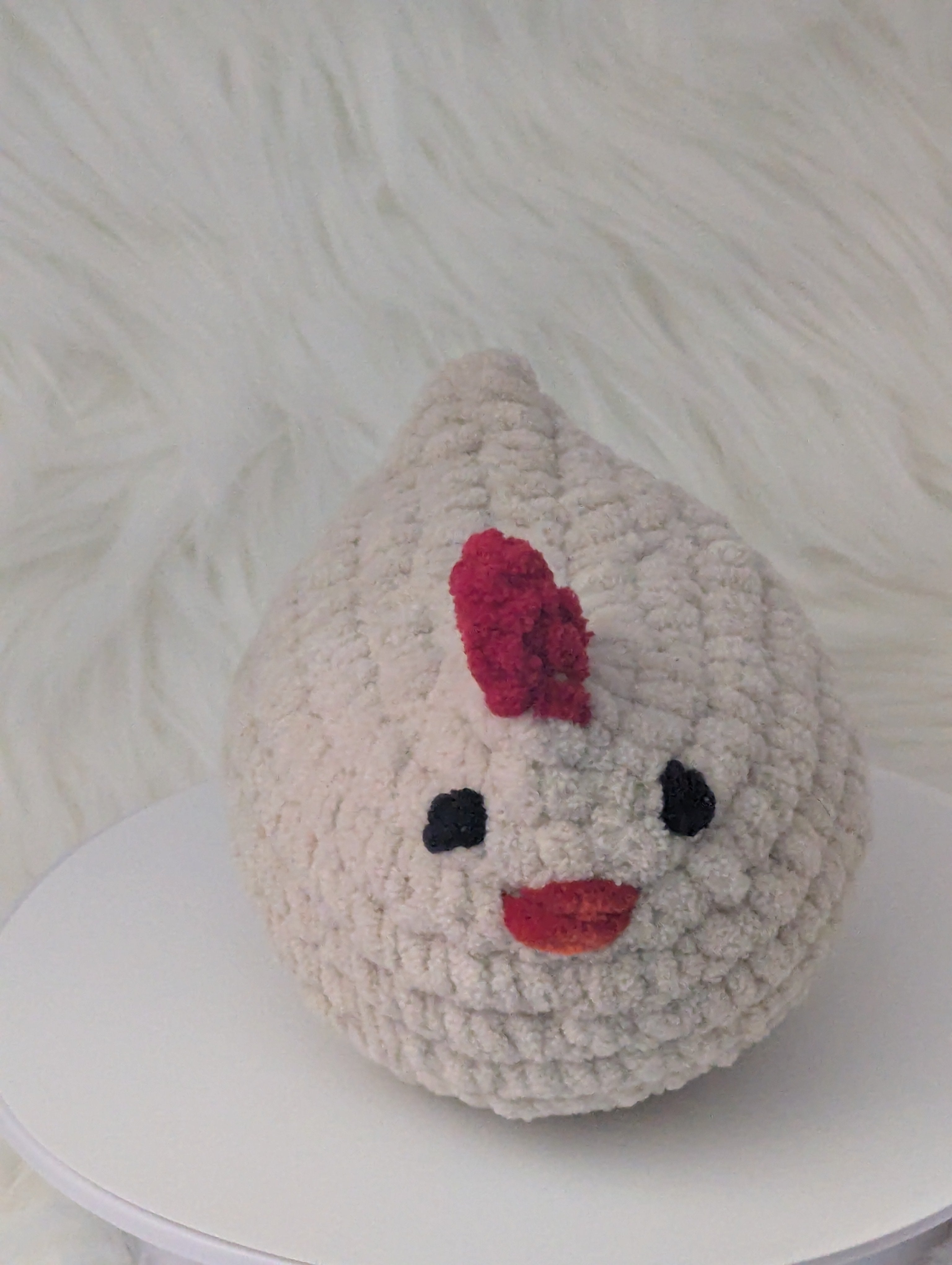 Chicken Stuffed Animal - Small Chicken Desk Buddy