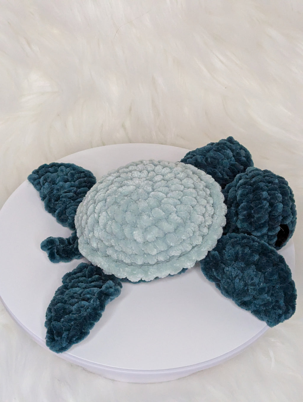 Ocean Buddy Sea Turtle – Plush Crochet Desk Companion