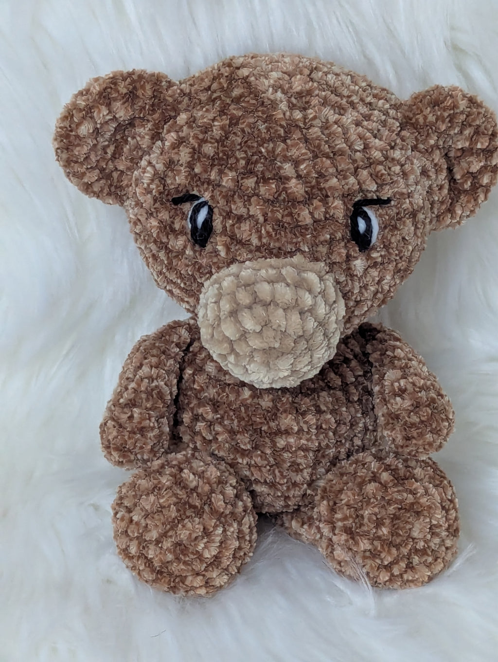 Brown Bear Plushie - Woodland Theme Stuffed Animal