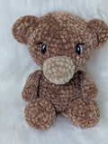 Brown Bear Plushie - Woodland Theme Stuffed Animal