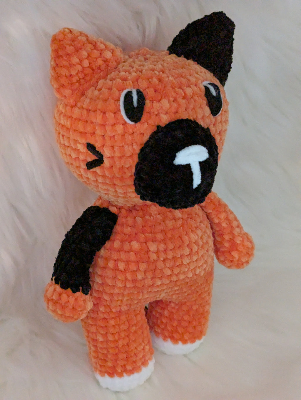 Halloween Cat Plushie - Orange Cat Stuffed Animal