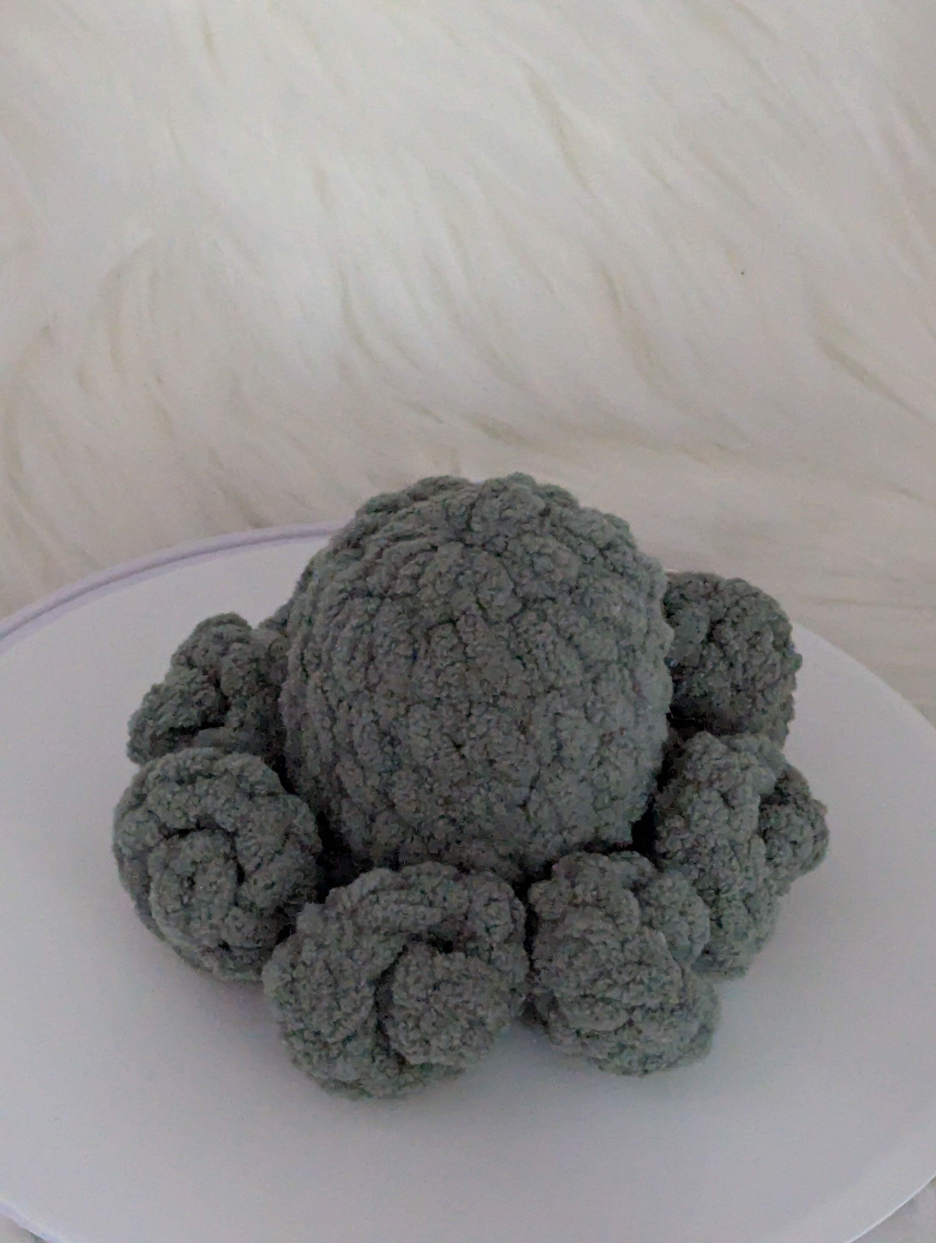 Mini Green Octo Plushie - Sea Themed Desk Buddy