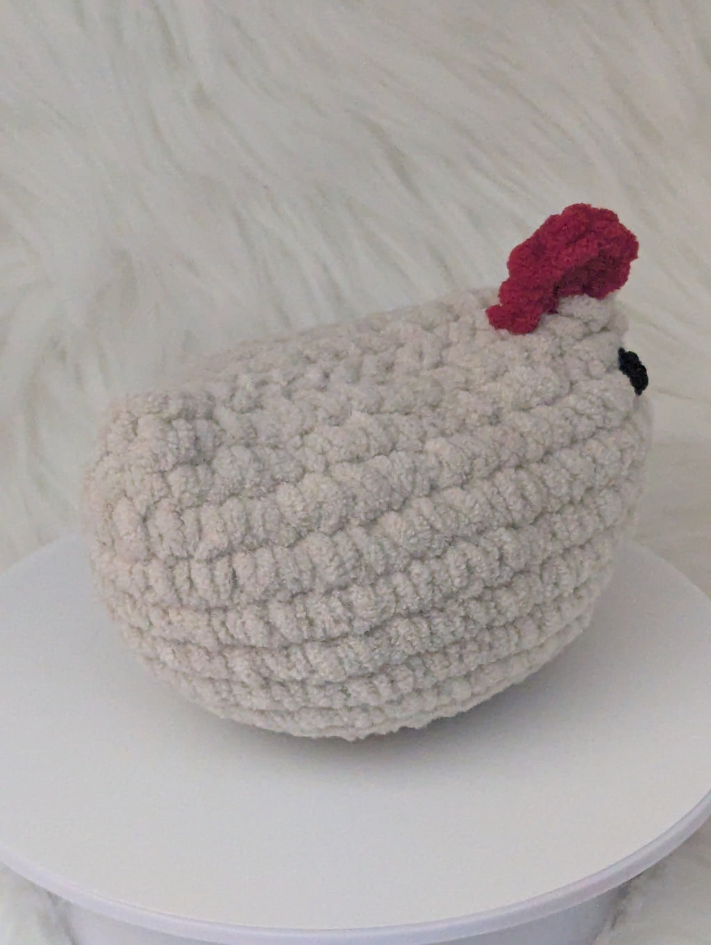 Chicken Stuffed Animal - Small Chicken Desk Buddy
