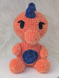 Bright Dinosaur Stuffie - Sitting Dino Desk Buddy